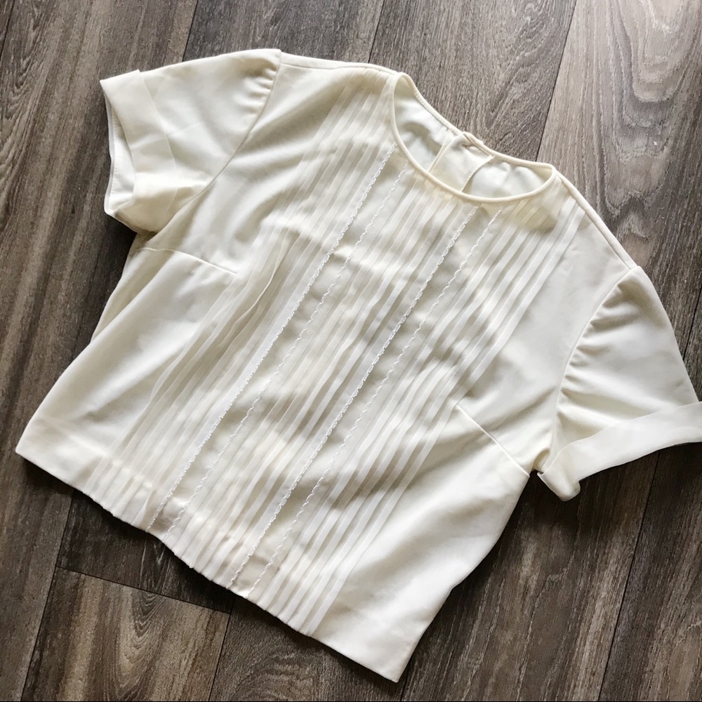 1950s VINTAGE Penny Porter Pleated Blouse